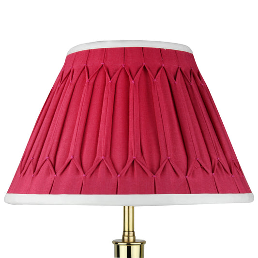 Empire. Cerise. Gothic pleats.